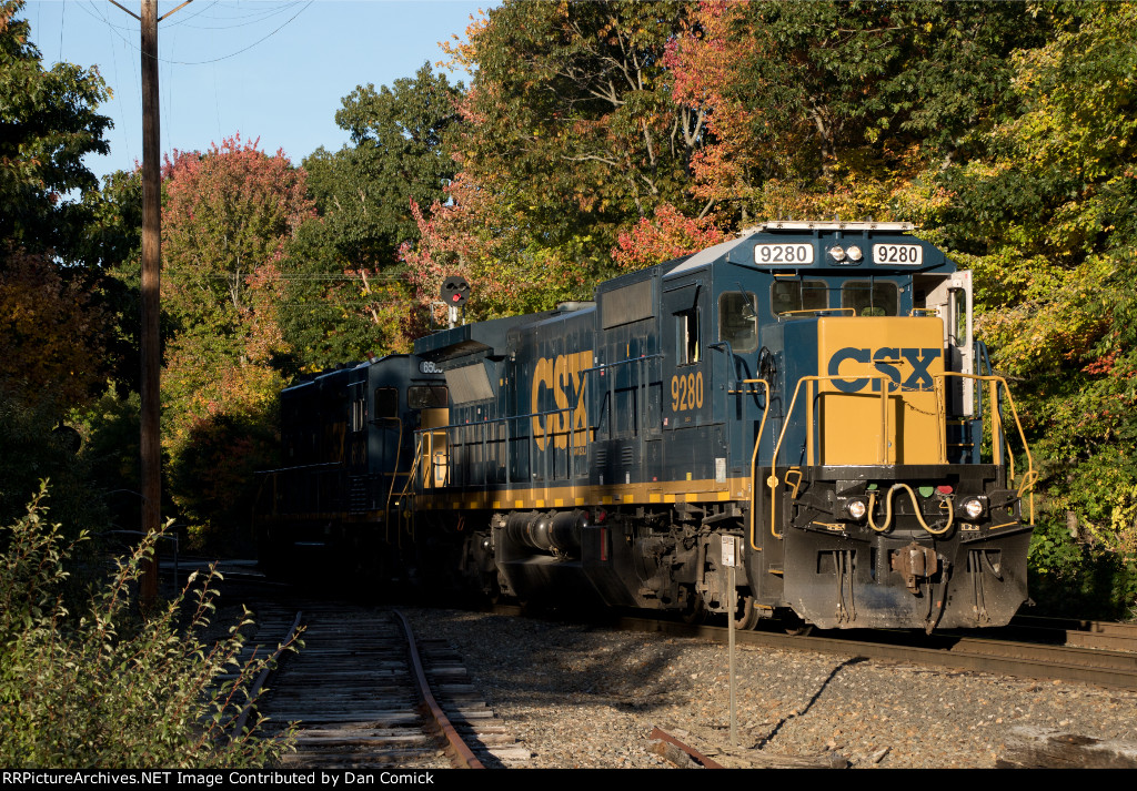 CSXT 9280 & CSXT 6508 at Cook's